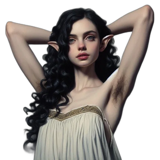 hair, dress, jewelry, crown transparent PNG cut-out