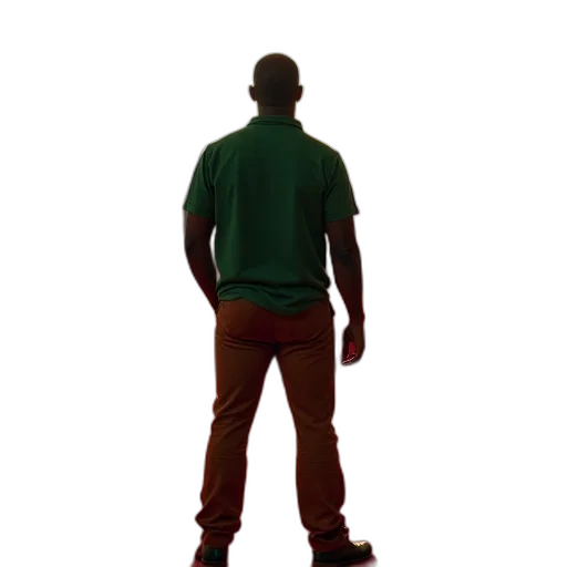 staff, jacket, shoes, robot transparent PNG cut-out