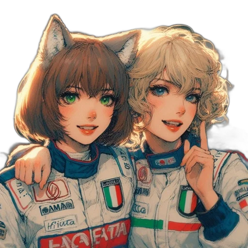 car, mask, anime, watercolor transparent PNG cut-out