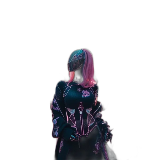 robot, dress, jacket, mask transparent PNG cut-out