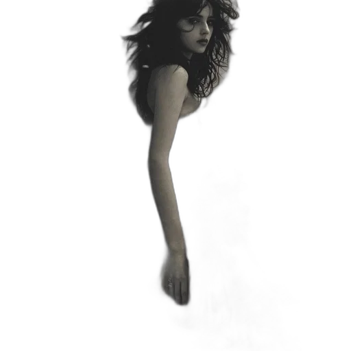 dress, hair, creature, crown transparent PNG cut-out