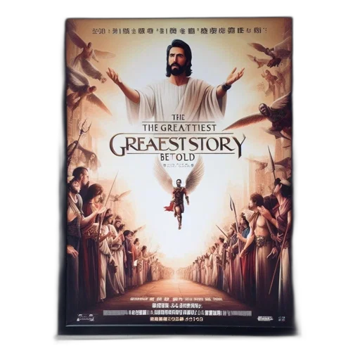 prominent, movie, poster, advertises transparent PNG cut-out