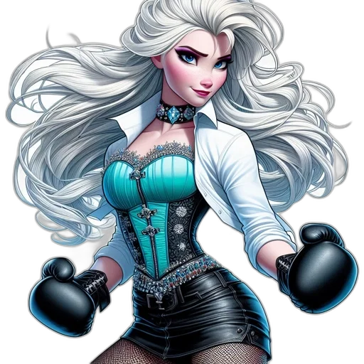 comic book art, concept art, cartoon, fantasy art transparent PNG cut-out