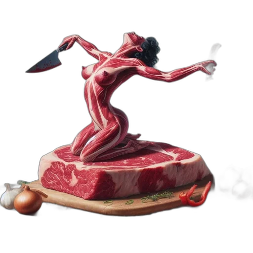 food, animal, sword, concept art transparent PNG cut-out