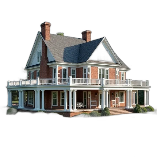 building, furniture, 3d render, photorealistic transparent PNG cut-out