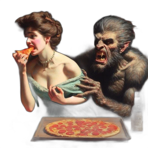 food, concept art, photorealistic, pixel art transparent PNG cut-out