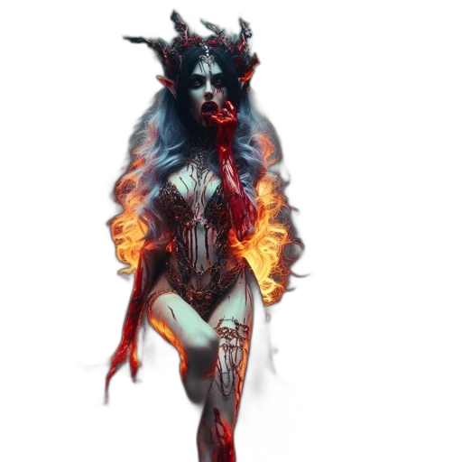 creature, dragon, staff, concept art transparent PNG cut-out