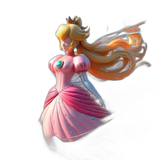 dress, crown, staff, jewelry transparent PNG cut-out