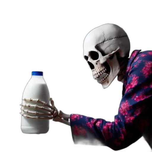 bottle, mask, robot, jacket transparent PNG cut-out