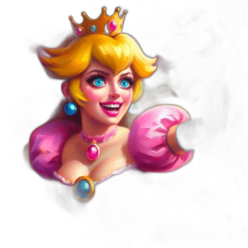 crown, jewelry, staff, face transparent PNG cut-out