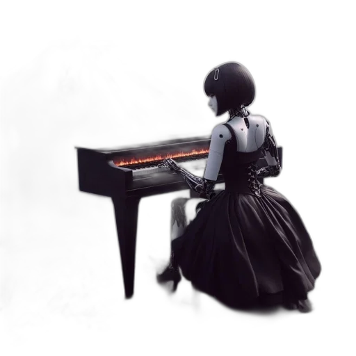 dress, robot, furniture, concept art transparent PNG cut-out