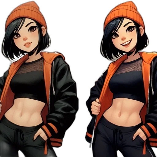 jacket, concept art, pixel art, comic book art transparent PNG cut-out