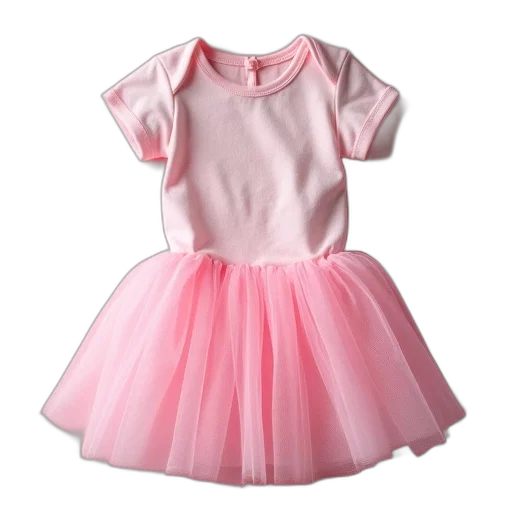 dress, pastel, pink, baby transparent PNG cut-out