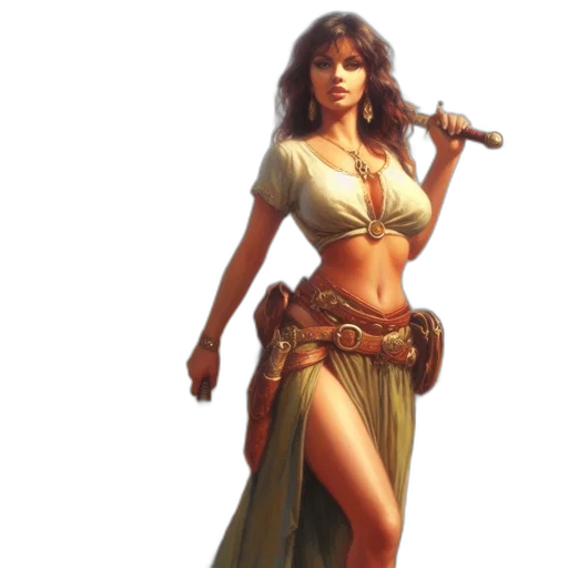 sword, staff, weapon, fantasy art transparent PNG cut-out
