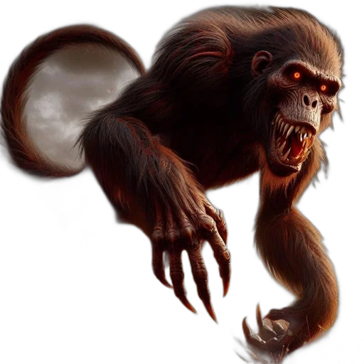 creature, animal, concept art, photorealistic transparent PNG cut-out