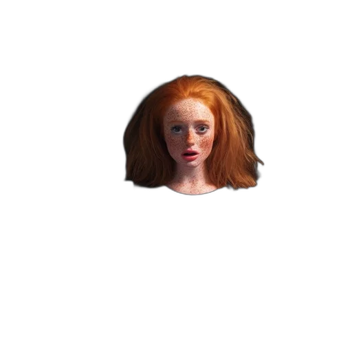 hair, face, creature, mask transparent PNG cut-out