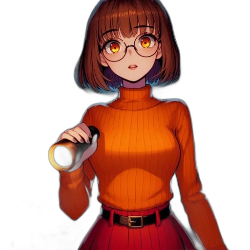 staff, dress, jacket, weapon transparent PNG cut-out