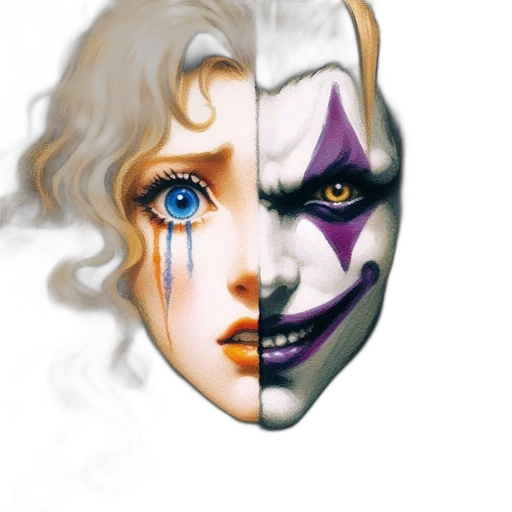 mask, face, fantasy art, concept art transparent PNG cut-out