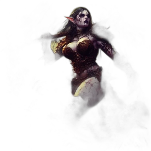 comic book art, fantasy art, concept art, photorealistic transparent PNG cut-out