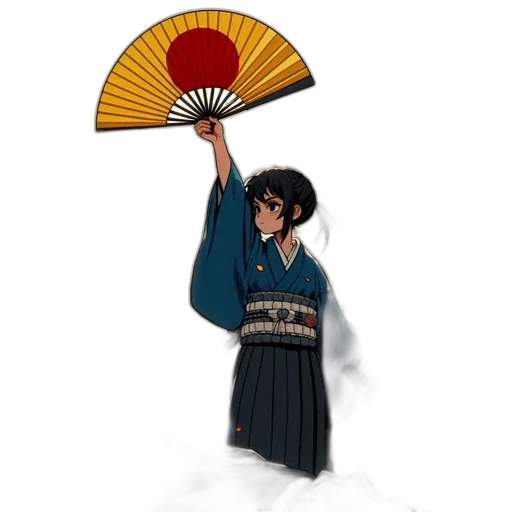 umbrella, staff, weapon, anime transparent PNG cut-out