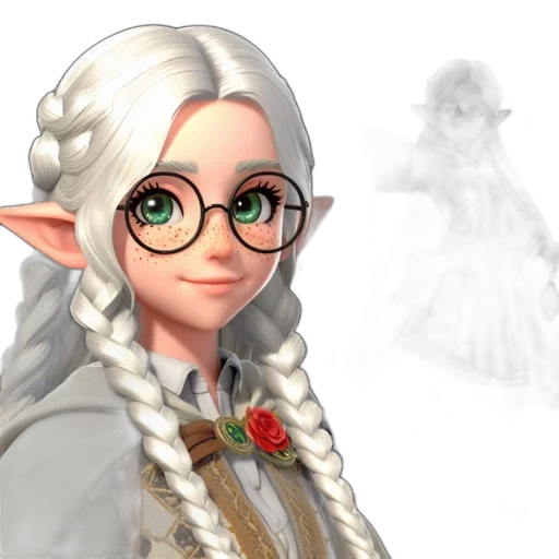 staff, concept art, fantasy art, 3d render transparent PNG cut-out
