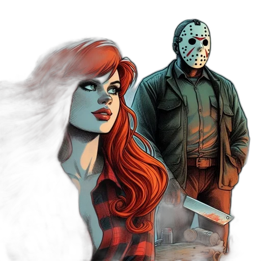 comic book art, concept art, fantasy art, woman transparent PNG cut-out