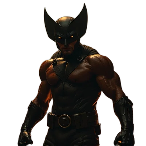 mask, animal, concept art, 3d render transparent PNG cut-out