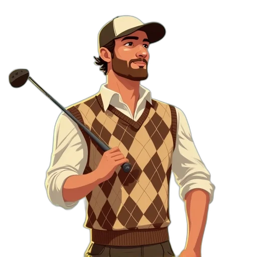 staff, jacket, weapon, fantasy art transparent PNG cut-out