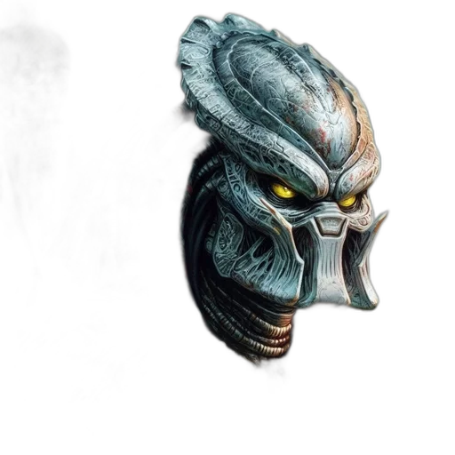 mask, face, robot, creature transparent PNG cut-out