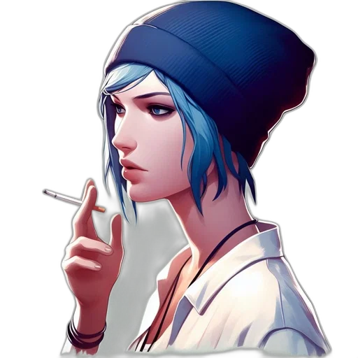 hat, face, staff, jacket transparent PNG cut-out