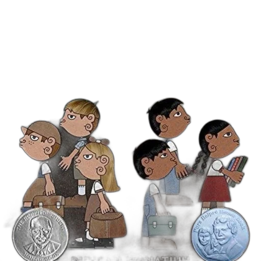 concept art, children, book, cover transparent PNG cut-out