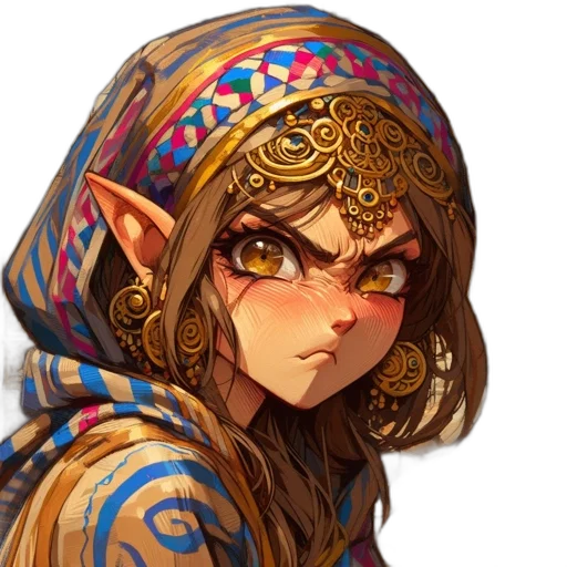 face, mask, staff, jewelry transparent PNG cut-out
