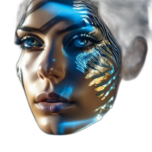 mask, face, robot, jewelry transparent PNG cut-out