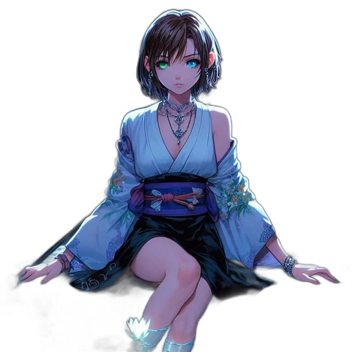 dress, jacket, jewelry, staff transparent PNG cut-out
