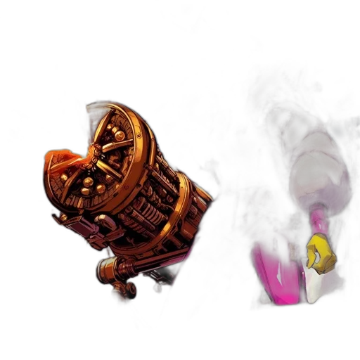 weapon, dragon, robot, staff transparent PNG cut-out