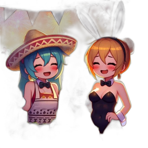 hat, pixel art, watercolor, anime transparent PNG cut-out