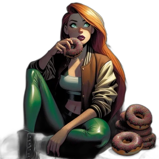food, comic book art, concept art, fantasy art transparent PNG cut-out