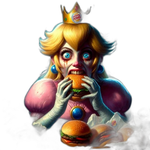 food, crown, face, dress transparent PNG cut-out
