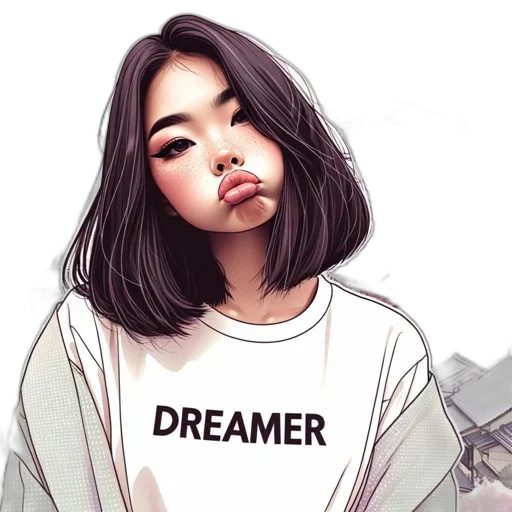 jacket, face, photorealistic, fantasy art transparent PNG cut-out