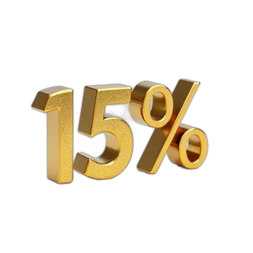 jewelry, 3d render, gold, fifteen transparent PNG cut-out
