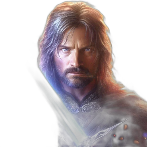 sword, fantasy art, concept art, photorealistic transparent PNG cut-out