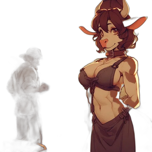 staff, dress, hat, concept art transparent PNG cut-out