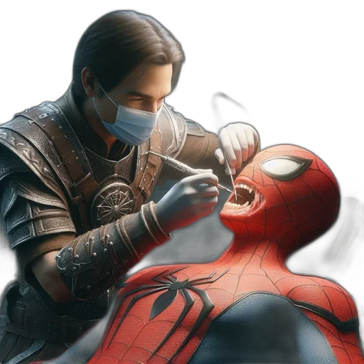 mask, comic book art, concept art, photorealistic transparent PNG cut-out