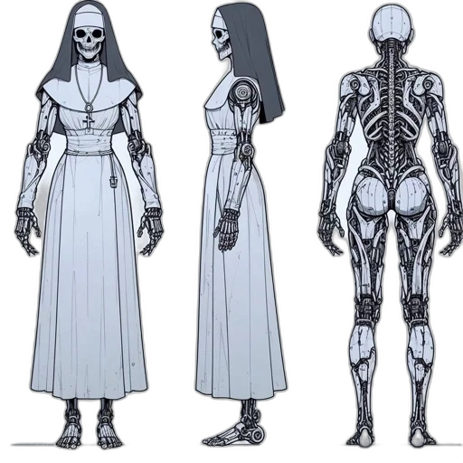 concept art, comic book art, cyberpunk, fantasy art transparent PNG cut-out