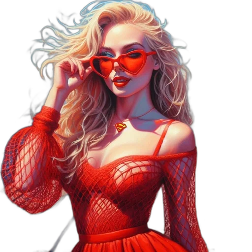 dress, jewelry, face, hair transparent PNG cut-out