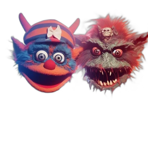 mask, creature, 3d render, concept art transparent PNG cut-out
