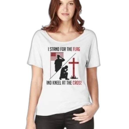 woman, wearing, white, t-shirt transparent PNG cut-out