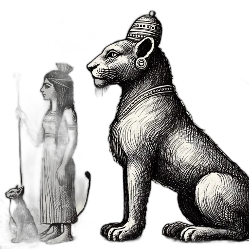animal, staff, creature, crown transparent PNG cut-out