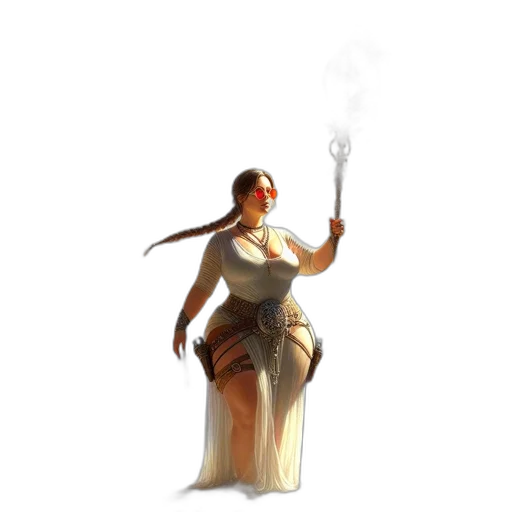 dress, staff, sword, concept art transparent PNG cut-out