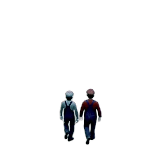 jacket, robot, pixel art, concept art transparent PNG cut-out